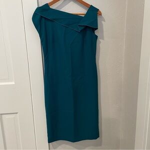 NWT Tahari teal cocktail dress